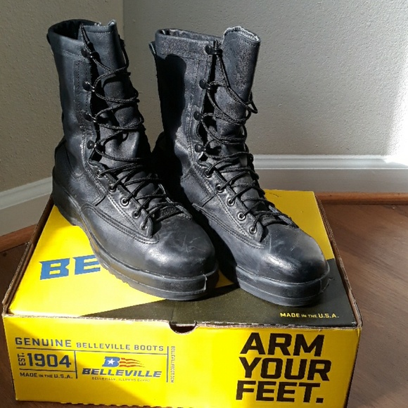 belleville flight deck boots